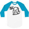 huh dinosaur 3/4 Sleeve Shirt