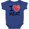 i love meat Baby Bodysuit