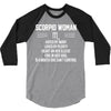 Scorpio Woman 3/4 Sleeve Shirt
