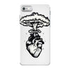 heart and nuclear explosion iPhone 7 Case