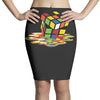 Rubik Cube Pencil Skirts