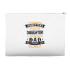 Super Cool Daughter Of A Freaking Awesome Dad Accessory Pouches