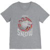 snow V-Neck Tee