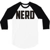 nerd (3) 3/4 Sleeve Shirt