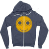 funny smiley face Zipper Hoodie