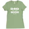 dad to the rescue Ladies Fitted T-Shirt