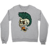 skull punk style Crewneck Sweatshirt