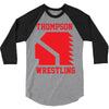 Thompson High School Wrestling (Vision Quest) 3/4 Sleeve Shirt