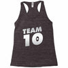 team 10 silver Racerback Tank