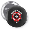 patriotic plumbing Pin-back button