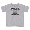 Smartass December Girl Toddler T-shirt