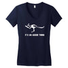 cricket it's an aussie thing Women's V-Neck T-Shirt