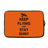 keep flying and stay shiny t shirt serenity firefly calm carry tee bro Laptop sleeve