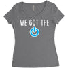 we got the power 3 Women's Triblend Scoop T-shirt