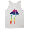 giraffe reaching up with its long neck to eat leaves off branches from Tank Top