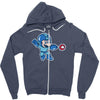 mega mario Zipper Hoodie