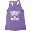 Sunrises House &amp; Techno Racerback Tank