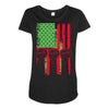 fist raised and proud! Maternity Scoop Neck T-shirt