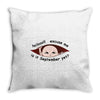 September Peeking Out Asian Baby Boy Throw Pillow