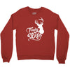 trophy wife deer Crewneck Sweatshirt