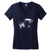 trek wars womens funny Women's V-Neck T-Shirt