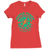 turtle power company Ladies Fitted T-Shirt