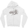 corvette c6 racing race gt endurance master car auto usa muscle Zipper Hoodie
