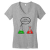 you're overreacting Women's V-Neck T-Shirt