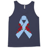 stomach cancer ribbon and rose Tank Top