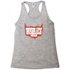 behind beard is a handsome man Racerback Tank