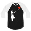 banksy style 3/4 Sleeve Shirt