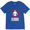 no humans allowed district 9 V-Neck Tee