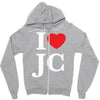 i love jesus christ Zipper Hoodie