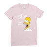 Homer Simpson Ladies Fitted T-Shirt