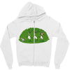 run away and keep going Zipper Hoodie