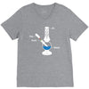 Earth Fire Air Water, 4 Elements V-Neck Tee