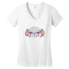 bear pong! Women's V-Neck T-Shirt