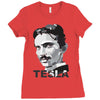 tesla Ladies Fitted T-Shirt