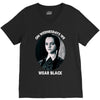 on wednesdays we wear black V-Neck Tee