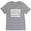 grandad get you in more trouble V-Neck Tee