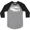 camper van funny mens campervan cotton 3/4 Sleeve Shirt