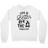 life is better by the camp fire (2) Crewneck Sweatshirt