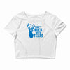 don't buck with texas funny Crop Top