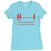 for a moment there you bored me to death Ladies Fitted T-Shirt