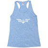 think my dad Racerback Tank