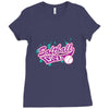 softball diva neon Ladies Fitted T-Shirt