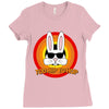 too hip to hop   bunny easter Ladies Fitted T-Shirt
