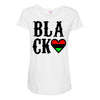 black love Maternity Scoop Neck T-shirt