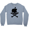 apple skull Crewneck Sweatshirt