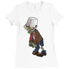 plant vs zombie Ladies Fitted T-Shirt